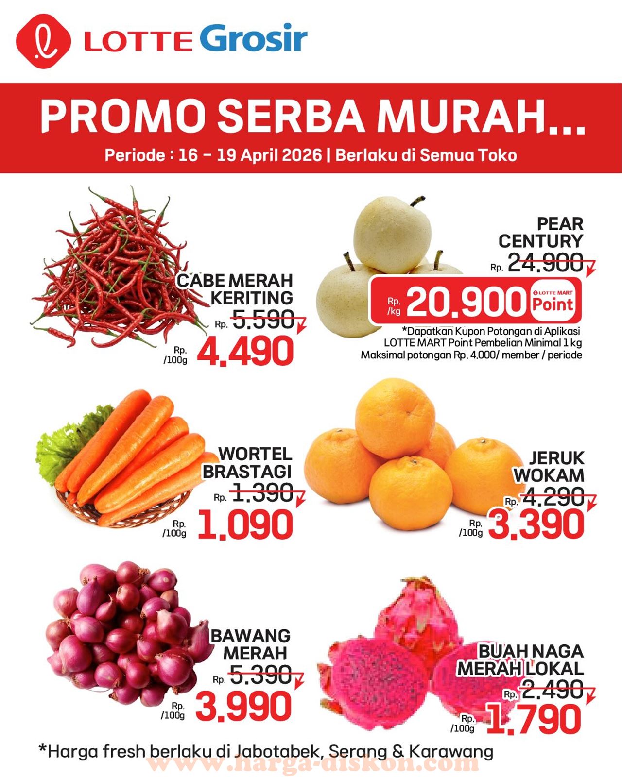 Promo LOTTE GROSIR Akhir Pekan 16 - 19 April 2026 • SoPasti.Com